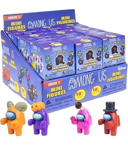 Among us Micro 1 inch Figures (1 Random Blind Pack of 2 Figures) – A & C Games