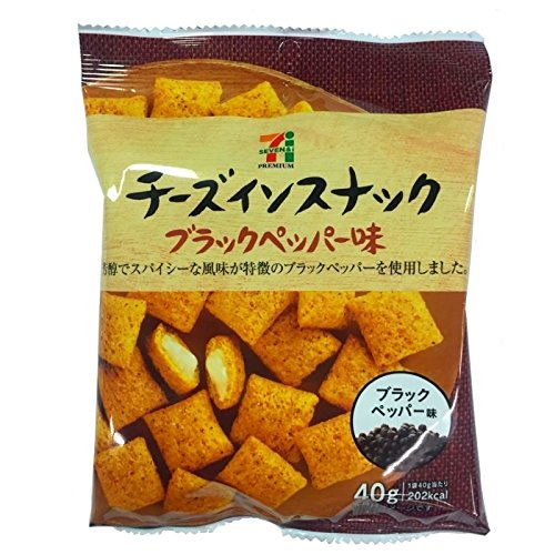セブンプレミアム チーズインスナック ブラックペッパー味