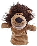 C-Princess Hand Puppets ぬいぐるみハンドパペット どうぶつものがたり 手踊り人形 子供部屋 キッズ 誕生日 プレゼント ギフト 出産祝い かわいい (6イエローライオン)
