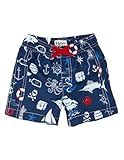 Hatley ハットレイ 男の子 マリンモチーフ・スイムパンツ 80cm ~ 85cm 、18-24M(79-84cm) マルチカラー ナイロン82% ポリウレタン18% BSINAUT482