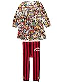 (マイファーストヒステリック) MY FIRST HYSTERIC HYSTERIC TOYLAND総柄 チュニックxレギンスセット 80cm ブラック