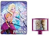 Disney Frozen Plush Throw Blanket w/ LED Night Light - Kids [並行輸入品]