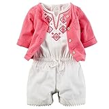 カーターズ Carter's ロンパース & カーディガン セット 綿100% 2-Piece Romper & Cardigan Set 9M (67-72cm)