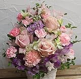 お祝いおまかせ 生花のアレンジメント(X)　ドリーム　「誕生日」「お祝い」「贈物」　■■ お届け不可日／3月15日(木)16日(金) 22日(木) 29日(木)及び4月5日(木) ◆◆ お届け日時指定