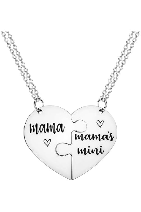 iJuqi Mother Daughter Necklace Gifts 
