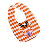 Noloo　食事用スタイ　綿 4層厚さ　防水　肌に優しい　サイズ調整可能　ベビー 赤ちゃん 男の子 女の子　かわいいデザイン　柔らかくて軽量　8つのスタイル選べる