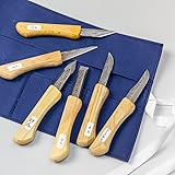 本格 細工用 6本組小刀セット！木彫り道具 竹細工 切出 工作