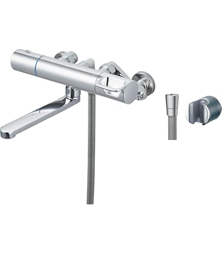 Amazon | TOTO 浴室用壁付サーモスタット混合水栓 取替え用 170mm