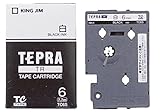 キングジム(Kingjim) テープカートリッジ テプラTR 6mm TC6S 白