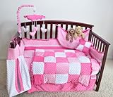 Neatbaby Designs 4 piece Crib Bedding Set, Pink by Neatbaby designs