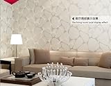 Qihangミニマリスト不織布フロック加工壁紙Pearlescent sprinkle-silver Bird Nest