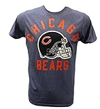 NFL Chicago Bears太字ヘルメットTシャツ、ブルー、L