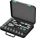 Wera Zyklop 8100 SB 3 3/8-Inch SAE Ratchet Set, 17-Piece [並行輸入品]