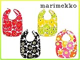 (マリメッコ)Marimekko UNIKKO ウニッコ ビブ 3.ブラック [並行輸入品]