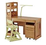 イトーキ 学習机 ユニアス 新ユニット ティーブラウン/サラダグリーン 【6個口】 UT-91-L77SA