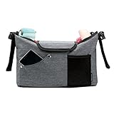 ベビーカー用バッグ ベビーカー用グッズ ベビーカー バッグ ドリンク ホルダー オーガナイザー 小物入れ おむつ交換用マット付き