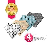 KIDIREE(TM) Baby Bandana Super Absorbent Drool Bibs with snaps For Boys And Girls by KIDIREE