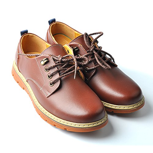 Rock Dan (全4色）革靴 メンズ 手作り ローカット レースアップシューズ 本革 ワークブーツ カジュアルシューズ スニーカー デザートブーツ 通勤用 Brogue shoes 防滑 24.5cm～27cm