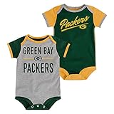 グリーンベイパッカーズベビー/幼児子孫" 2 Piece Creeper Set 3 – 6ヶ月