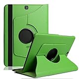 クリアケース　Galaxy Tab S2　三つ折り、SIMPLE DO　手帳型　多機能　軽量　持ち運び便利　マグネット　生活防水　盗難防止　SM-T710/SM-T715対応(グリーン)