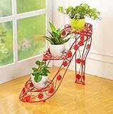 アイアンフラワーフレームマルチレイヤー植木鉢ラック室内と屋外バルコニー付きハイヒールクリエイティブなフラワーシェルフグリーンディルハンティングオーキッド ( 色 : #3 )