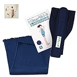 【きょうろまん付】トコちゃんベルトII（S：紺色）＋厚手腹巻カラー（M丈60cm：ネイビー）【カラポカセット】