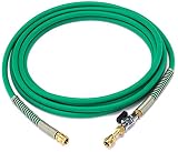 イチネンTASCO TA381KB-5 バルブ付耐圧ホース(1/4FメスX1/4Fメス)5m