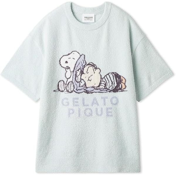 Amazon | [ジェラート ピケ] 【SNOOPY】ボーダーショールカーディガン