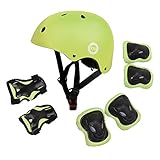 XJD ヘルメットこども用 キッズプロテクターセット 調節可能 超軽量 高剛性 通気性 高品質 自転車 サイクリング 保護用 ナップサック付き プレゼント S:48~54cm (黄色)