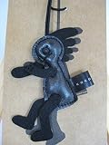 Mini Fake Leather Kokopelli　ブラック