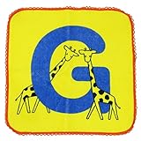 丸眞 ハンドタオル miffy ミッフィー 20×20cm イニシャルミッフィー G 綿100% 5805009500
