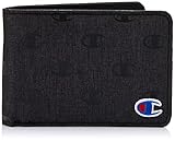 Champion Men's Rhyme Bifold Wallet, black, One Size