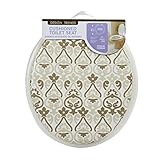 Ginsey Home Solutions Soft Toilet Seat – パッド入りfor Extra Comfort – For標準トイレ – には、すべてのインストールの必要なコンポーネン