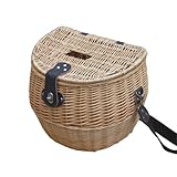 Wicker Willow Fishing Creel (lge) - canvas shoulder strap by Red Hamper