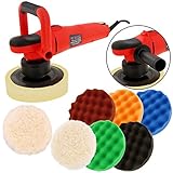 TCP Global Model EP-43524 - 6" Variable Speed Random Orbit Dual-Action Polisher with a 6 Pad (Waffle