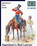 Master Box Models "Napoleon's Red Lancer" Napoleonic War Series - 2 Figures Set Plus a Horse (1/32 S