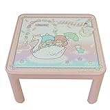 日東(NITTO) サンリオ キキララ(リトルツインスターズ) 折脚カジュアルこたつ (継脚付)(60正方形) スワン SAK-SWN-PN