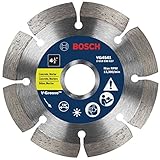 Bosch VG4541 4-1/2-Inch x 7/8-Inch Segmented Rim V-Groove Diamond Blade for General Purpose [並行輸入品]