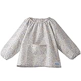 Catherine Cottage(キャサリンコテージ) オリジナル小花柄スモック 90-100cm対応[F] 小花柄[BLU]