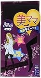 ネトゥル マタニティナイロンタイツ 黒色×黒色 2枚セット M-L ブラック 3812