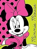 The Northwest Company Disney's Minnie Mouse Neon Love Super Plush Throw, 46 by 60-Inch [並行輸入品]