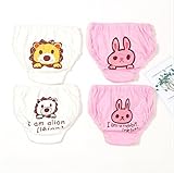 ノーブランド品 ショーツ ブリーフ キッズ 4点セット 女の子 90