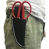 レザーシースナイフポーチガーデニングツールホルスターバッグベルトホルダーケースペンチプルーニングShears、ハサミ、庭にjdb02