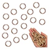 ファイ二エ カラビナ 丸 ゴールド KC金 25ｍｍ 20個 サークル リング 金具 キーリング キーホルダー アクセサリー ハンドメイド パーツ BD4181