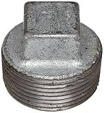 Anvil 8700160107, Malleable Iron Pipe Fitting, Square Head Plug, 2" NPT Male, Galvanized Finish [並行輸