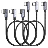 HOTNOW USB-C to C ケーブル 0.5m 3本 直角 PD65W 急速充電