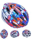 HORIZON ヘルメット 一体成型 自転車 キッズ 子ども用 軽量 通気性 かわいい ダイヤル アジャスター 付き 53～58cm