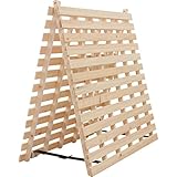 すのこベッド 檜 二つ折り 通気性 シングル 天然木