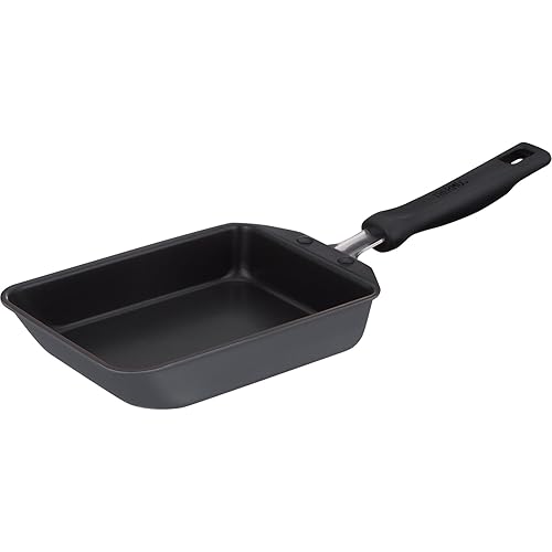 【Amazon.co.jp限定品】サーモス デュラブルシリーズ 玉子焼きフライパン 13cm グレー ガス火・IH対応 焦げつきにくい 耐久性コーティング PFOA PFOS不使用 KFM-013E GY