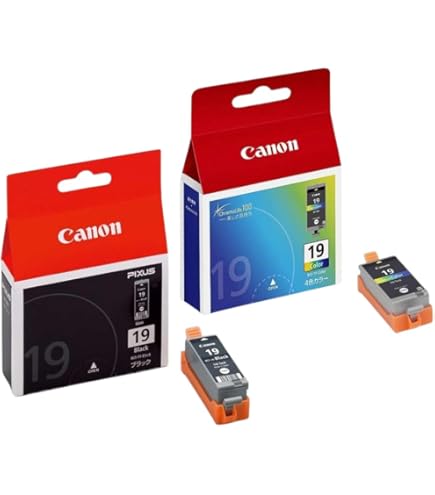 Amazon.co.jp: キヤノン 純正インクカートリッジ BCI-19 Color 4色